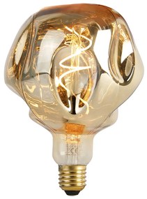 E27 szabályozható LED izzó G125 Tükör Arany 4W 75lm 1800K