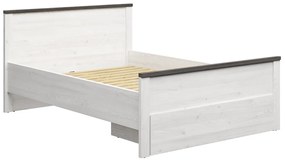 Franciaágy 140 cm Hesen LOZ1S/140 (világos sibiu vörösfenyő + fenyő larico). 1062510