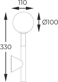 Zuma Line ARCTURUS W0574-01B-SDFZ Függőlámpa 1x4W/G9 IP20