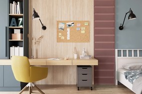 Kárpitozott fali panel QUADRATTA 20x60 cm - több színben Termék színe: Világosszürke