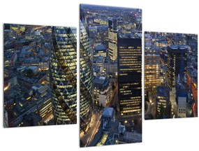 Kép - London esti panorámája (90x60 cm)