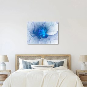 Absztrakt kép (üvegen) (70x50 cm)
