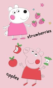 Peppa malac Fruits kéztörlő, arctörlő, törölköző 30x50 cm