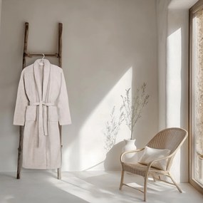 Bézs pamut fürdőköpeny M/L Terry – HIP