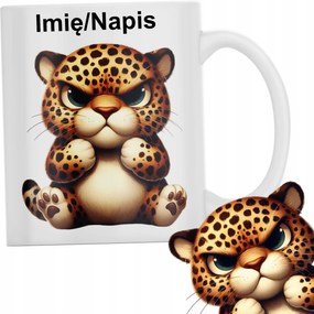 vicces Bögre Gonosz Gepárd Név Felirat Ajándék 330ml Csomagolás