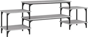 vidaXL szürke sonoma színű szerelt fa TV-szekrény 157x35x52 cm
