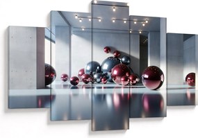 Kép - 3D tér gömbökkel II. (150x105 cm)