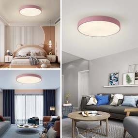 Brilagi - LED dimmelhető mennyezeti lámpa POOL LED/60W/230V 3000-6000K 60 cm rózsaszín+távirányító