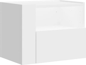 vidaXL fehér falra szerelhető éjjeliszekrény 45 x 30 x 35 cm