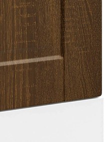 vidaXL mosogatógép panel Porto&quot; Barna tölgy 45x1,5x67cm Méretezett fa&quot;