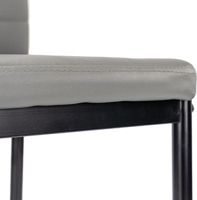 Tino NOVA Étkezőszék szürke-fekete színben