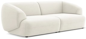 Fehér bársony kanapé 232 cm Moana – Makamii