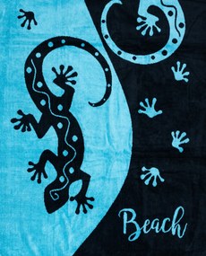 SALINA Strandtörölköző kék 165x90cm