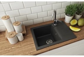 ALVEUS 1149116 - Mosogató GEM 59x50 cm gránit/fekete