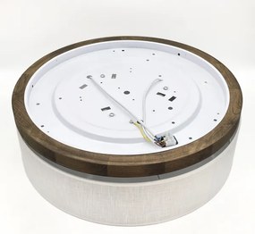 Brilagi - LED mennyezeti lámpa BELLADONNA 3xE27/15W/230V, 50 cm, fehér/dió