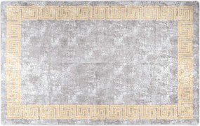 vidaXL szürke csúszásmentes mosható szőnyeg 80 x 150 cm