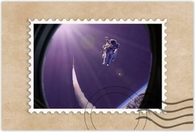 Poszterek 90x60 Űrhajó ablak