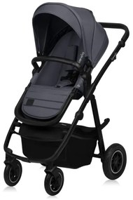 Lionelo - 3 az 1-ben kombinált babakocsi AMBER PLUS Szürke Grafit