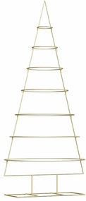 Fém karácsonyfa állvánnyal Arany 210 cm Porszórt Acél