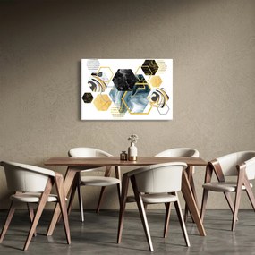 Kép - Sokszög (90x60 cm)