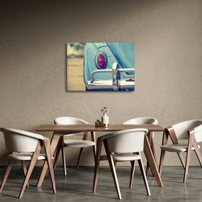 A türkiz veterán képe (70x50 cm)