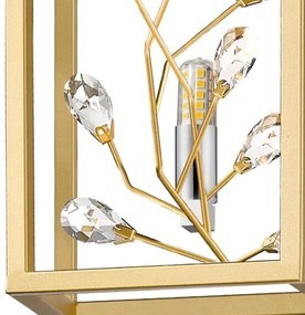 Zuma Line W0578-01A-B5V7 - Fali lámpa SPRING 1xG9/33W/230V arany