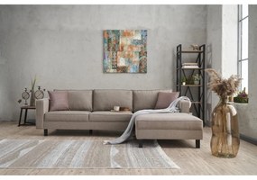 Sarokkanapé Kale Linen Jobbos - Krém