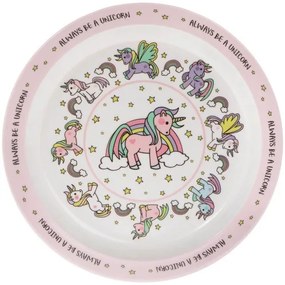 Műanyag tányér 22cm, Little Star Unicorn
