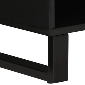 tömör akácfa és szerelt fa TV-szekrény 80 x 33 x 46 cm