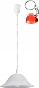 Függőlámpa nappaliba fehér 42cm E27 60W Alabastro 3904 Rabalux Ajándék