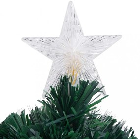 száloptikás megvilágított karácsonyfa állvánnyal 64 cm