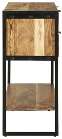 konzol asztal 90x35x80 cm masszív fa akác