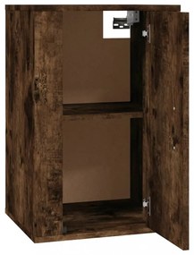 2 db füstös tölgy falra szerelhető TV-szekrény 40x34,5x60 cm