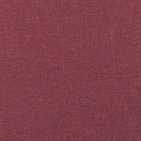 vidaXL bordó szövet pad 100 x 64 x 80 cm