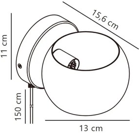 Nordlux - Állítható fali spotlámpa BELIR 1xG9/5W/230V fehér