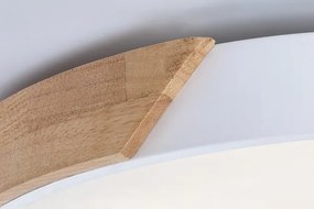 Rabalux 71419 - LED mennyezeti lámpa MAPLE2 40W/230V 3000/4000/6500K fehér/tölgy Ø61 cm