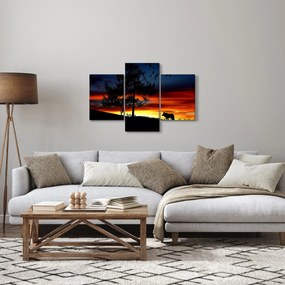 Kép - Farkas sziluettje (90x60 cm)