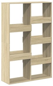 sonoma tölgy színű szerelt fa térelválasztó 100 x 33 x 155,5 cm