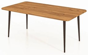 Natúr színű tölgyfa dohányzóasztal 60x110 cm Kula – The Beds