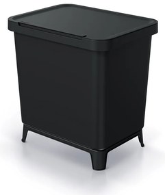 Szemeteskosár, 29 l, fekete