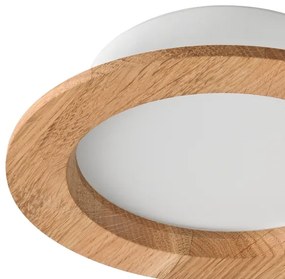 LED Beépíthető lámpa WOODY SPOT LED/12,5W/230V 3000K tölgy ø 16 cm