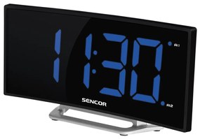 Sencor Sencor - Ébresztőóra LED kijelzővel 1,5W/1xCR2032/5V fekete FT0313