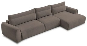 Barna sarokkanapé Aden – Bobochic Paris