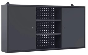 BEN függő garázsszekrény, 1200 x 600 x 200 mm, antracit