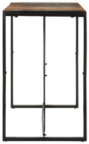 Tömör újrahasznosított fa bárasztal 140 x 70 x 110 cm
