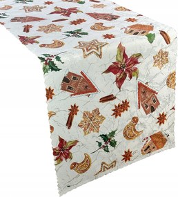 Foltálló Futópad Karácsony Bézs Arany 40x120 cm