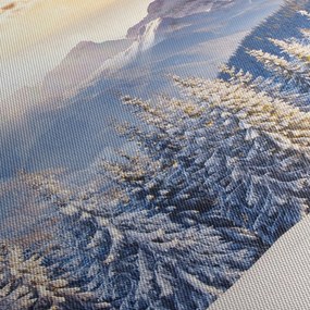 Kép - Hegyi táj télen (90x60 cm)
