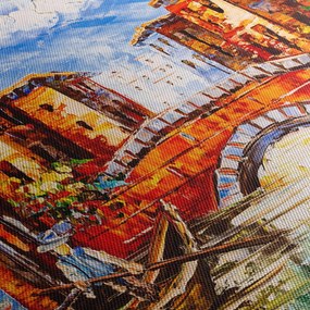 Kép - Olajfestmény a városról III. (90x60 cm)