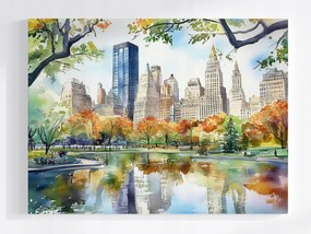 Poszter Nyc Város New York Manhattan Central Park 80x60