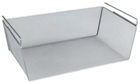 WENKO 53143100 - Ezüstszínű kosár 49x28 cm